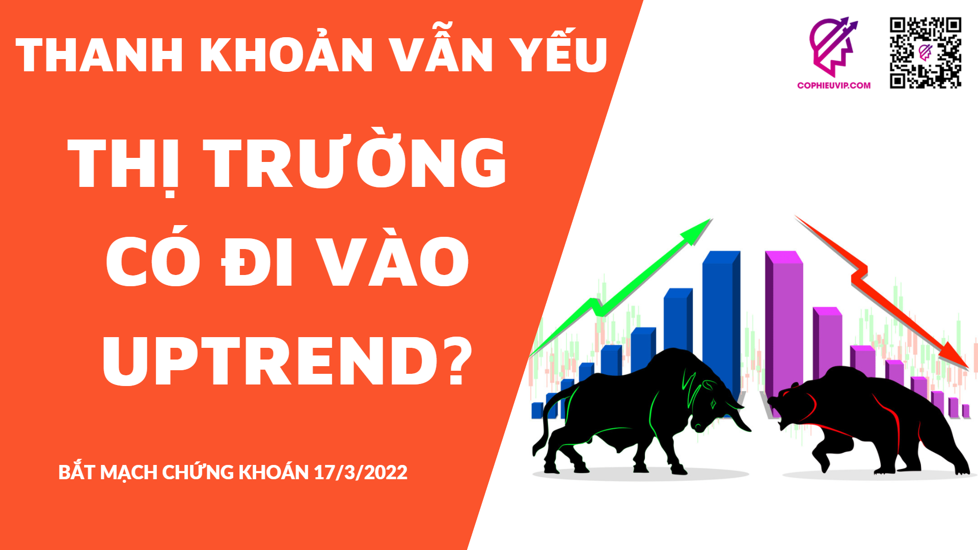 BẮT MẠCH CHỨNG KHOÁN 17/3/2022: Thanh khoản vẫn yếu - Thị trường có đi vào UPTrend?