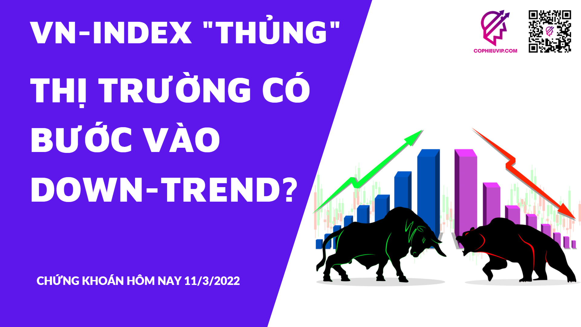 BẮT MẠCH CHỨNG KHOÁN 11/3/2022: VN-Index "thủng" - thị trường có bước vào Down-trend?