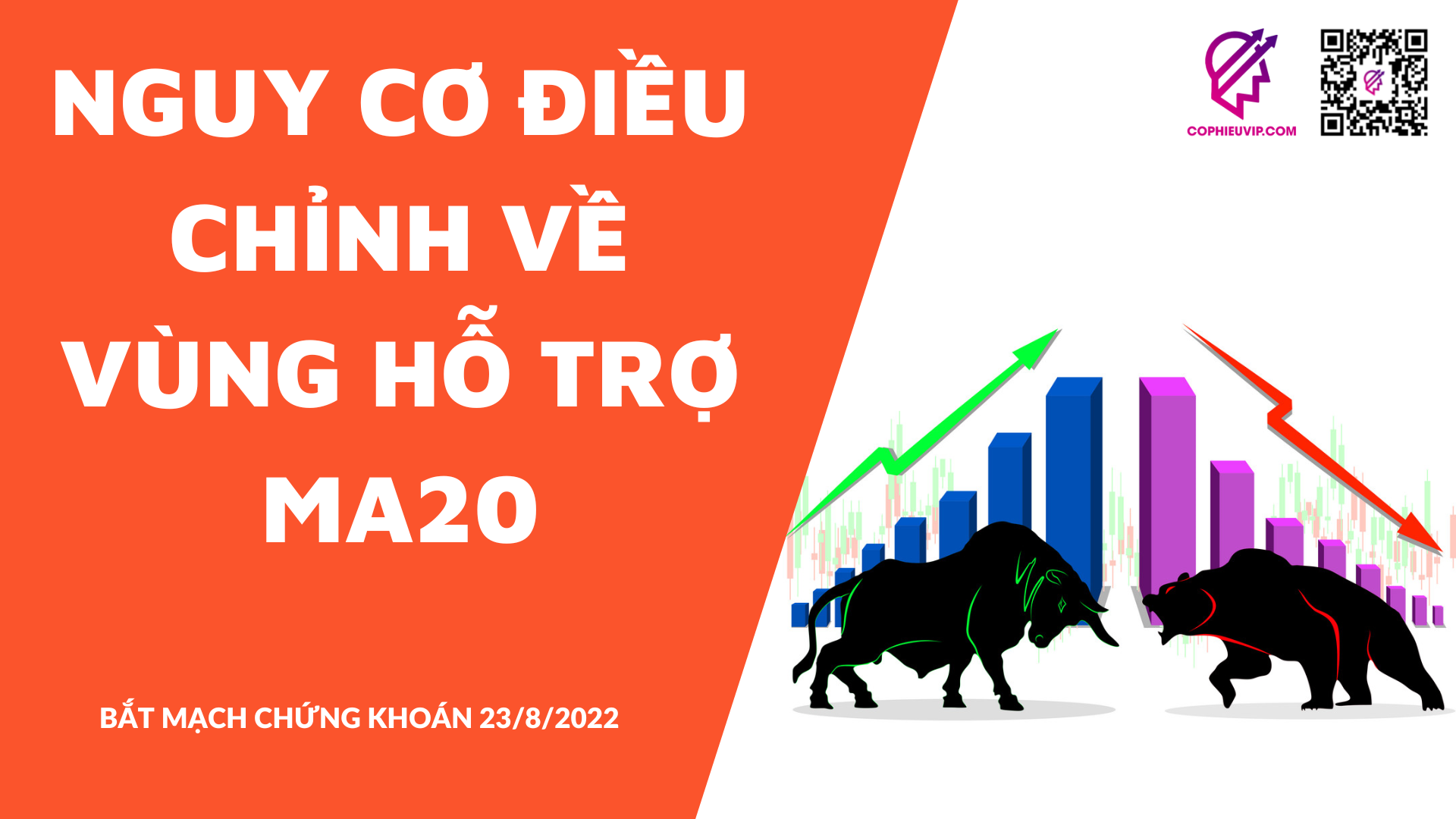 BẮT MẠCH CHỨNG KHOÁN 23/8/2022: Nguy cơ điều chỉnh về vùng hỗ trợ MA20