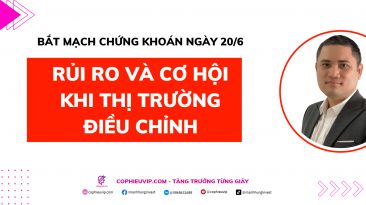 Bắt mạch chứng khoán ngày 20/6: Rủi ro và cơ hội khi thị trường điều chỉnh