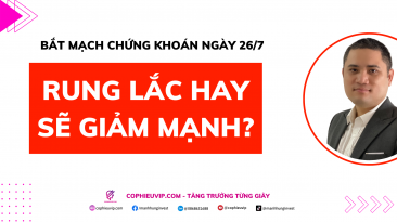 Bắt mạch chứng khoán ngày 26/7: Rung lắc hay sẽ giảm mạnh?