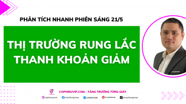 Phân tích nhanh phiên sáng 21/5: Thị trường rung lắc thanh khoản giảm