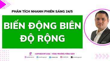 Phân tích nhanh phiên sáng 24/5: Biến động biên độ rộng