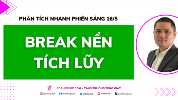 Phân tích nhanh phiên sáng 16/5: Break nền tích lũy