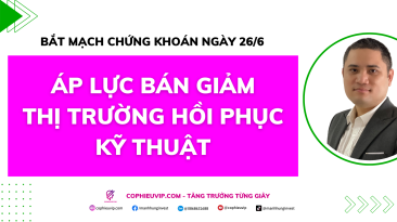 Bắt mạch chứng khoán ngày 26/6: Áp lực bán giảm, thị trường hồi phục kỹ thuật