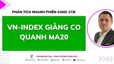 Phân tích nhanh phiên sáng 17/6: VN-Index giằng co quanh MA20