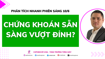 Phân tích nhanh phiên sáng 10/6: Chứng khoán sẵn sàng vượt đỉnh?