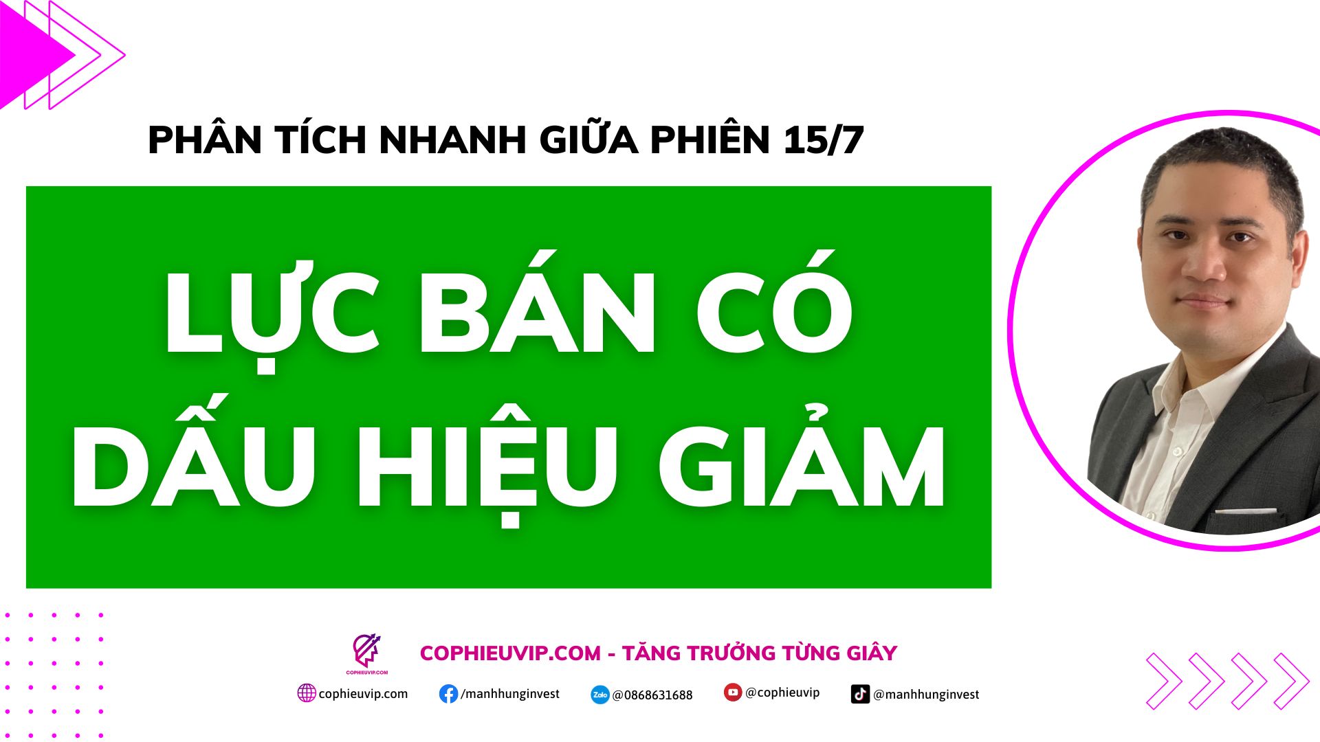 Phân tích nhanh giữa phiên 15/7: Lực bán có dấu hiệu giảm – Cổ Phiếu VIP