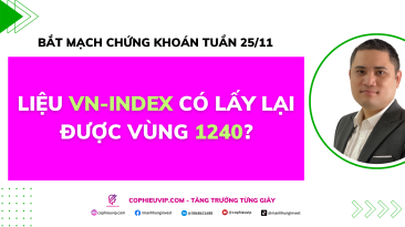 Bắt mạch chứng khoán tuần 25/11: Liệu VN-Index có lấy lại được vùng 1240?