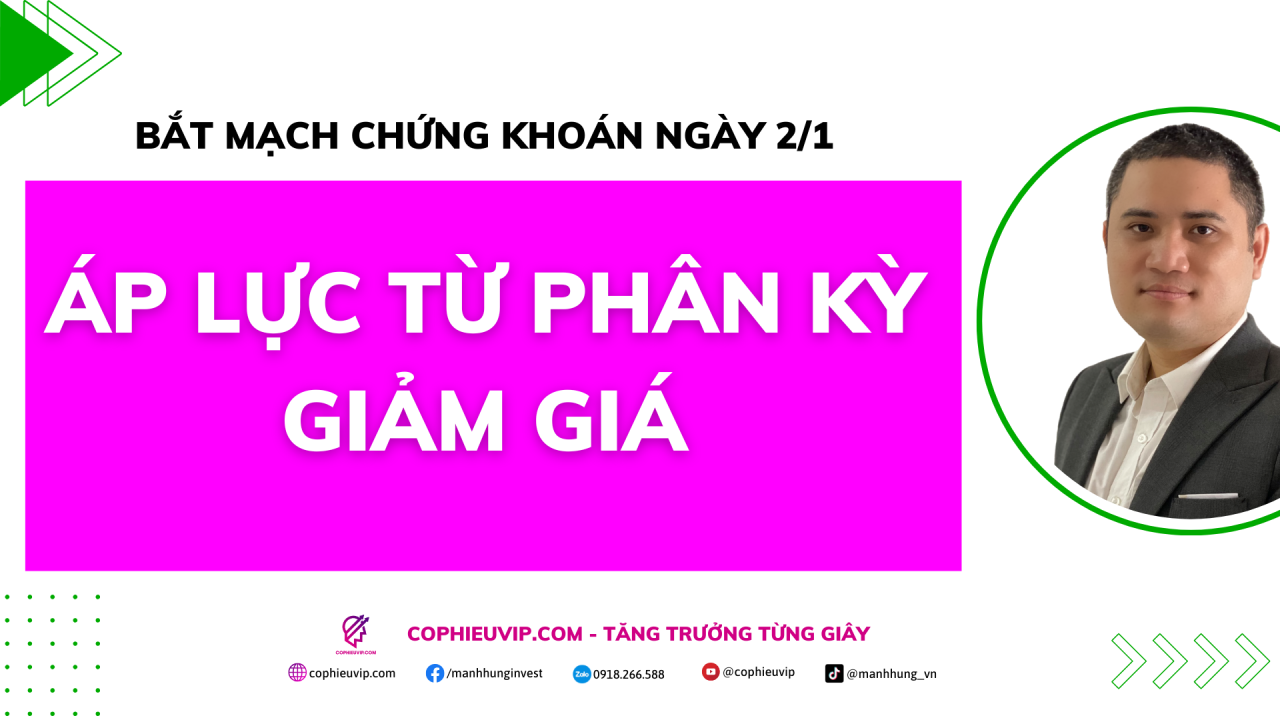 Bắt mạch chứng khoán ngày 2/1: Áp lực từ phân kỳ giảm giá