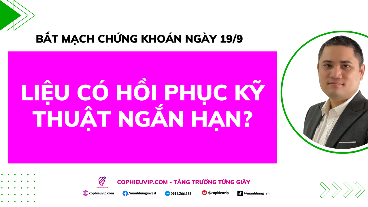 Bắt Mạch Chứng Khoán Ngày 19/9/2025: Liệu Có Hồi Phục Kỹ Thuật Ngắn Hạn?