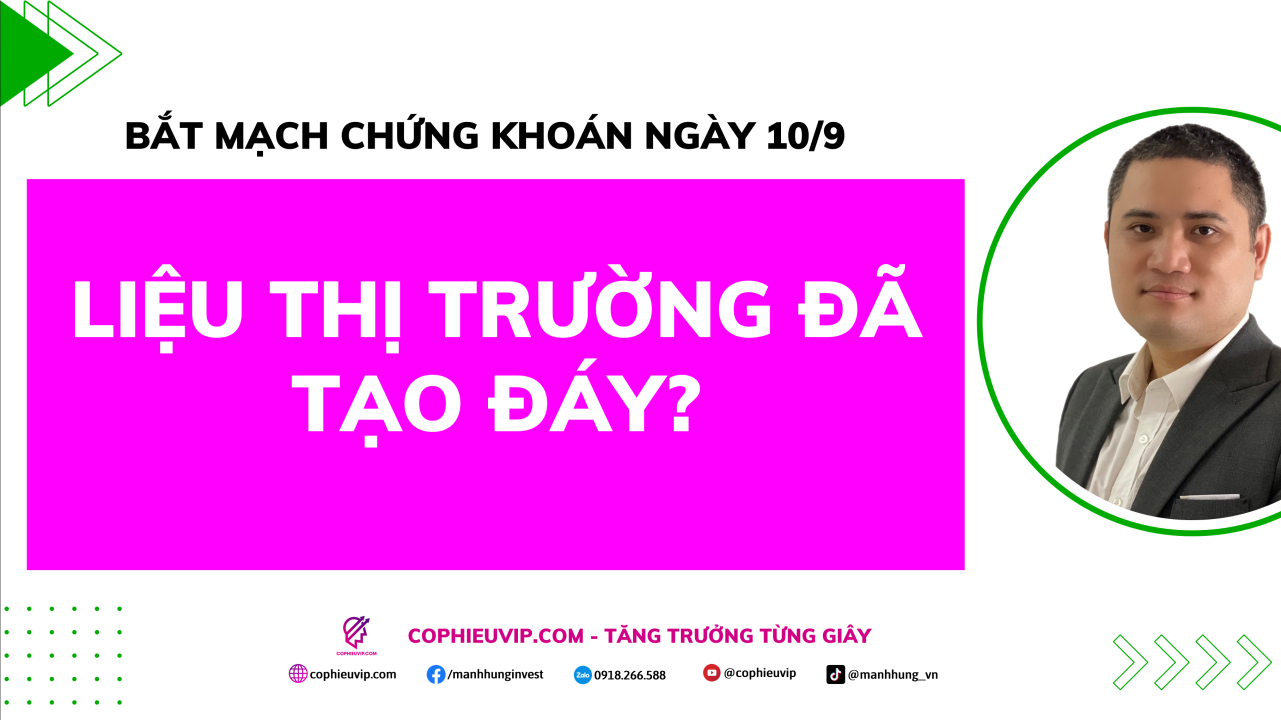 Bắt Mạch Chứng Khoán Ngày 9/9/2025: Liệu Thị Trường Đã Tạo Đáy?