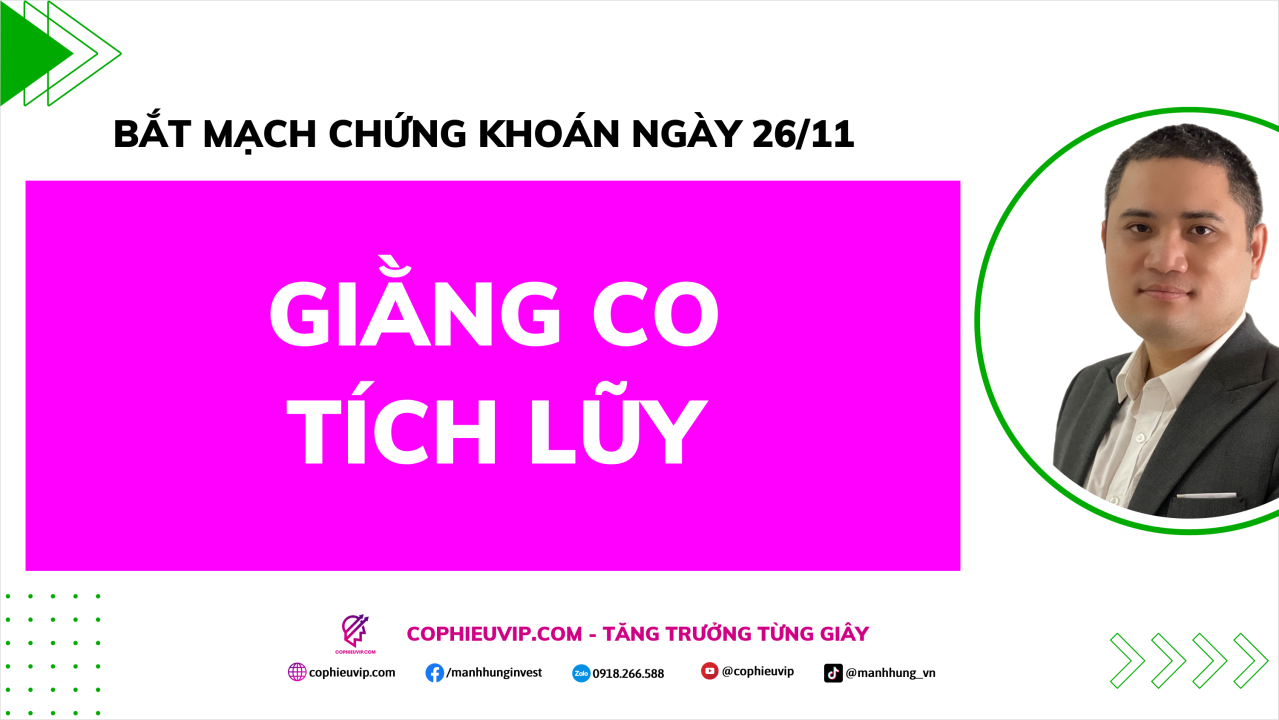 Bắt Mạch Chứng Khoán Ngày 26/11/2025: Giằng co - Tích lũy
