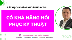 Bắt Mạch Chứng Khoán Ngày 3/11/2025: Có Khả Năng Hồi Phục Kỹ Thuật
