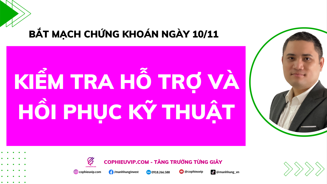 Bắt Mạch Chứng Khoán Ngày 10/11/2025: Kiểm Tra Hỗ Trợ Và Hồi Phục Kỹ Thuật