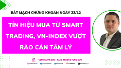 Bắt Mạch Chứng Khoán Ngày 22/12/2025: Tín hiệu MUA từ Smart Trading, VN-Index vượt rào cản tâm lý