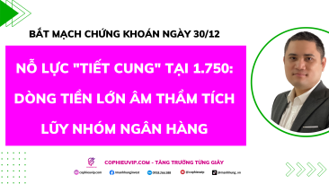 Bắt Mạch Chứng Khoán Ngày 30/12/2025: Nỗ lực "tiết cung" tại 1.750 - Dòng tiền lớn âm thầm tích lũy nhóm Ngân hàng