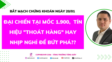 Bắt Mạch Chứng Khoán Ngày 20/01/2025: Đại chiến tại mốc 1.900, Tín hiệu "thoát hàng" hay nhịp nghỉ để bứt phá?