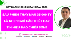 Bắt Mạch Chứng Khoán Ngày 26/02/2026: Sau Phiên Thay Máu 35.000 Tỷ Là Nhịp Nghỉ Cần Thiết Hay Tín Hiệu Đảo Chiều Sớm?