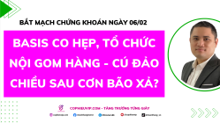 Bắt Mạch Chứng Khoán Ngày 06/02/2026: Basis co hẹp, Tổ chức nội gom hàng - Cú đảo chiều sau cơn bão xả?