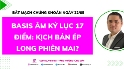 Bắt Mạch Chứng Khoán Ngày 22/05/2026: Basis âm kỷ lục 17 điểm, Kịch bản ép Long phiên mai?