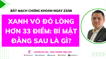 Bắt Mạch Chứng Khoán Ngày 23/06/2026: Xanh vỏ đỏ lòng hơn 33 điểm, Bí mật đằng sau là gì?