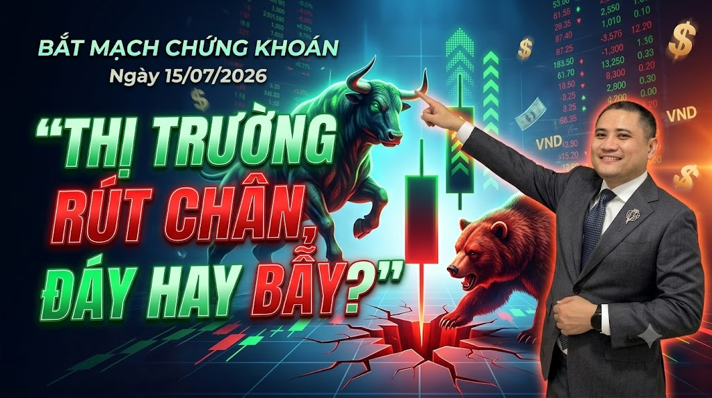 Bắt Mạch Chứng Khoán Ngày 15/07/2026: Thị Trường Rút Chân, Đáy Hay Bẫy?